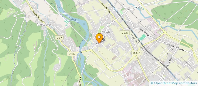 localisation de l'entreprise FERME SALIOU  ASSAT