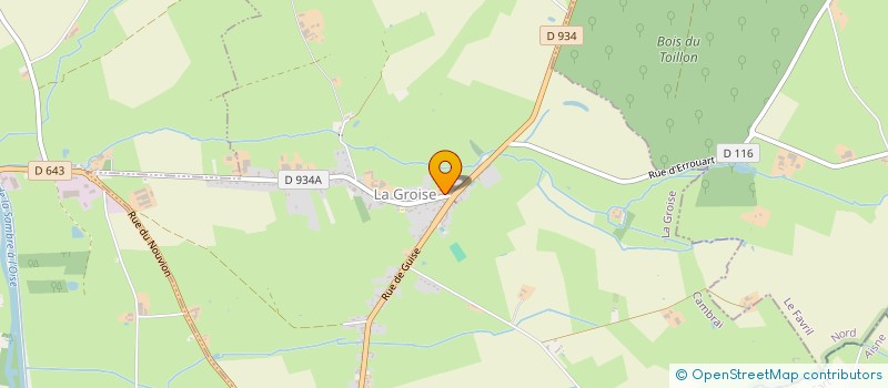 localisation de l'entreprise FERME TOUSSEYN  LA GROISE