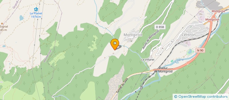 localisation de l'entreprise FERME VAGABONDE DES FENDAILLOUS  AIME-LA-PLAGNE