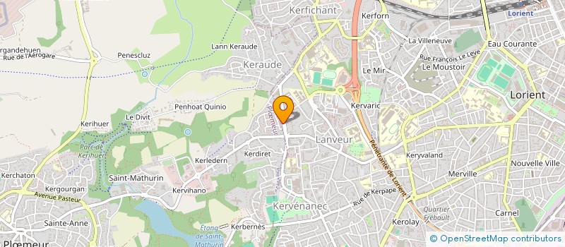 localisation de l'entreprise FERMECO  LORIENT