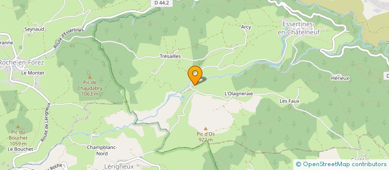 localisation de l'entreprise FERMELEC  ESSERTINES-EN-CHATELNEUF