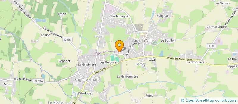 localisation de l'entreprise FERMELEC  MANZIAT