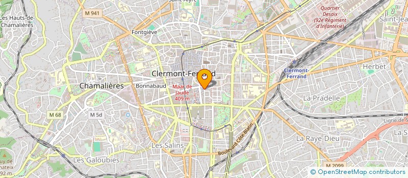 localisation de l'entreprise FERMENTE.E  CLERMONT-FERRAND