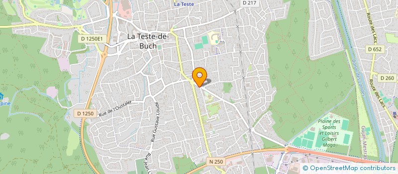 localisation de l'entreprise FERMENTOLOGIE à LA TESTE-DE-BUCH