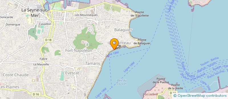 localisation de l'entreprise FERMES AQUACOLES MEDITERRANEENNES à LA SEYNE-SUR-MER