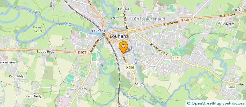 localisation de l'entreprise FERMES DE BRESSE à LOUHANS