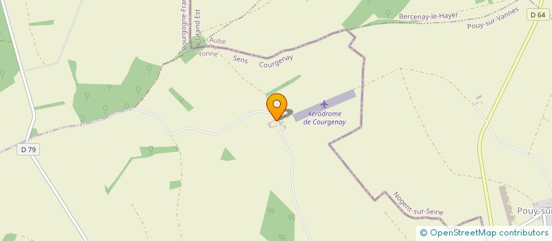 localisation de l'entreprise FERMES DE LA PICARDIE SA à COURGENAY