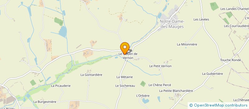 localisation de l'entreprise FERMES DES MAUGES à BEAUPREAU-EN-MAUGES