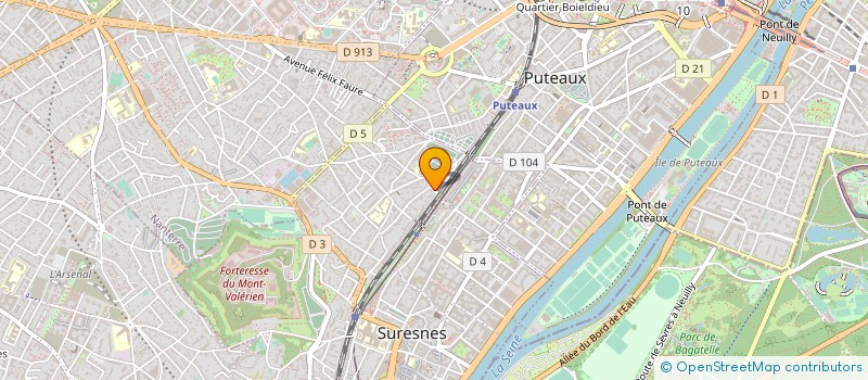 localisation de l'entreprise FERMES SOLAIRES DU MONT VALERIEN à RUEIL-MALMAISON