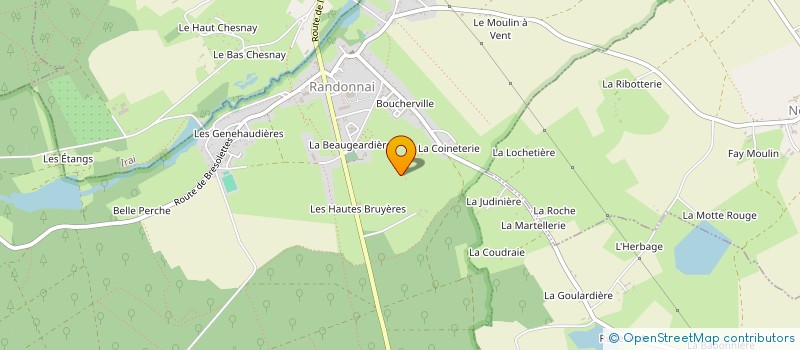 localisation de l'entreprise FERMETTE DE LA BOULAYE à TOUROUVRE AU PERCHE