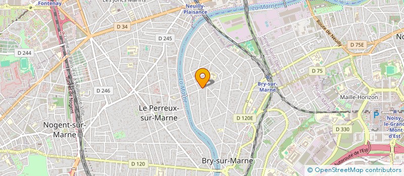 localisation de l'entreprise FERMETURAMA à BRY-SUR-MARNE