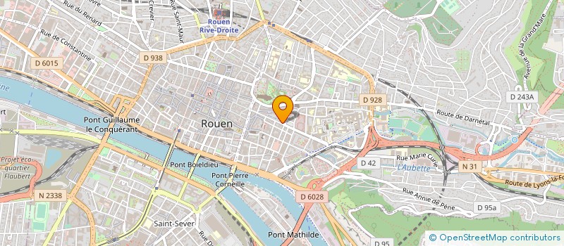 localisation de l'entreprise FERMETURE 2000 à ROUEN