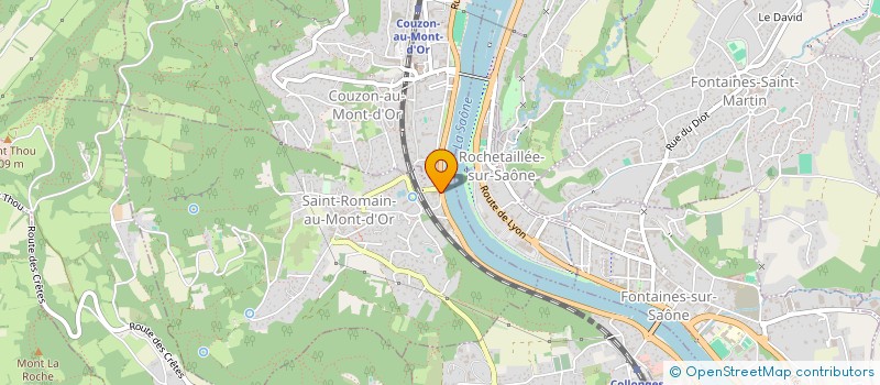 localisation de l'entreprise FERMETURE 2002  SAINT-ROMAIN-AU-MONT-D'OR