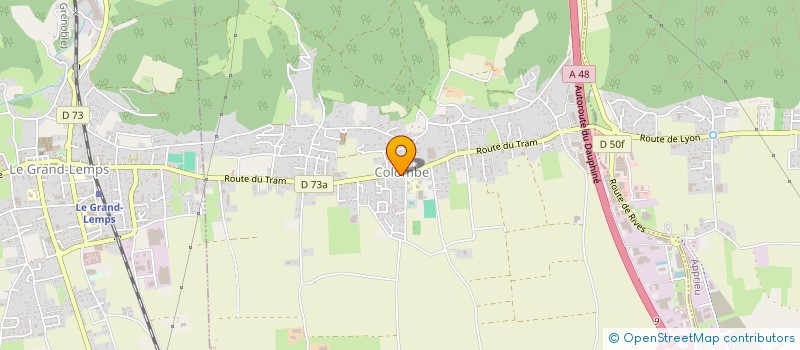 localisation de l'entreprise FERMETURE AGENCEMENT MENUISERIE  COLOMBE