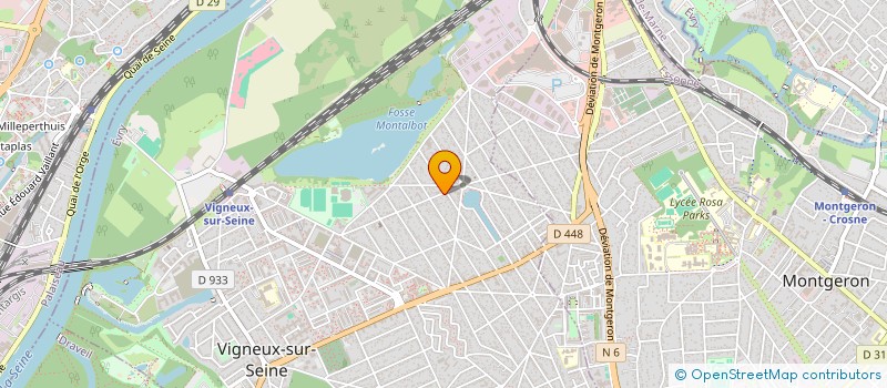 localisation de l'entreprise FERMETURE DE BATIMENT ET INDUSTRIE à VIGNEUX-SUR-SEINE