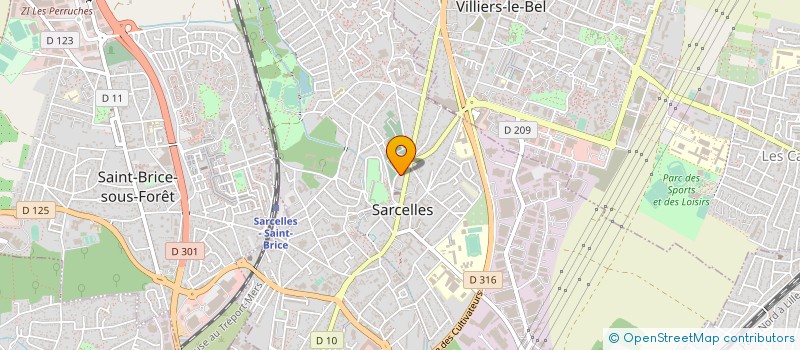 localisation de l'entreprise FERMETURE DEMIR à SARCELLES