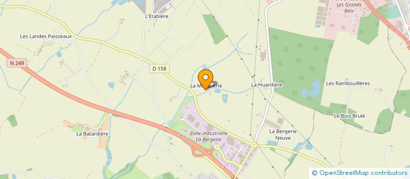 localisation de l'entreprise FERMETURE ISOLATION ZIGNEROISE  LA SEGUINIERE