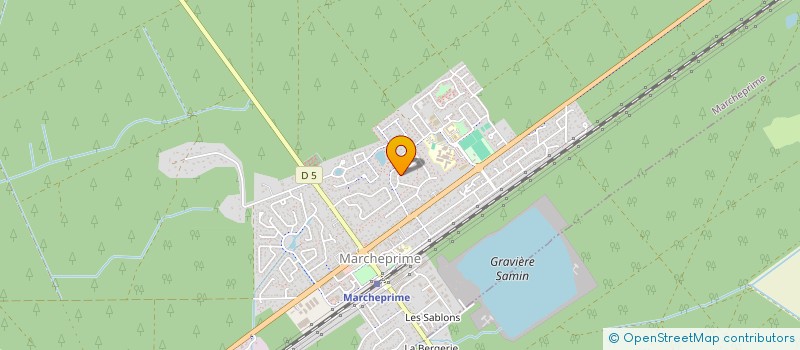 localisation de l'entreprise FERMETURE RENOV PICO 33  MARCHEPRIME