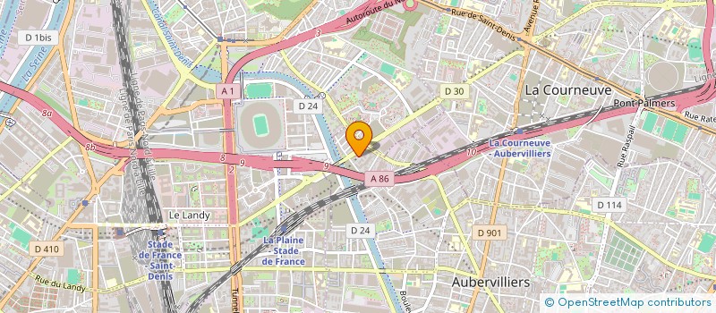 localisation de l'entreprise FERMETURE SYSTEME à AUBERVILLIERS