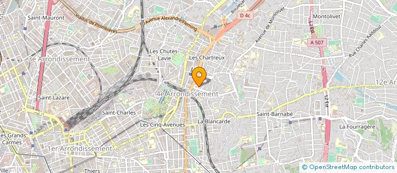 localisation de l'entreprise FERMETURES 2000 à MARSEILLE