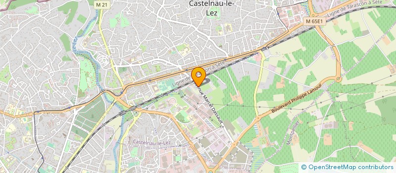 localisation de l'entreprise FERMETURES AUTOMATISMES BATIMENT SA à CASTELNAU-LE-LEZ