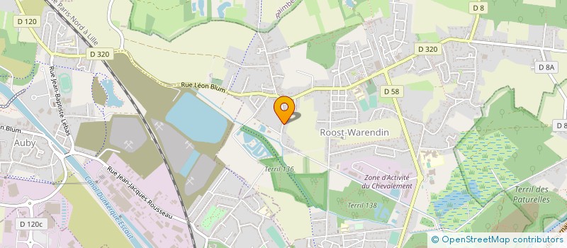 localisation de l'entreprise FERMETURES AUTOMATISMES DU DOUAISIS  ROOST-WARENDIN