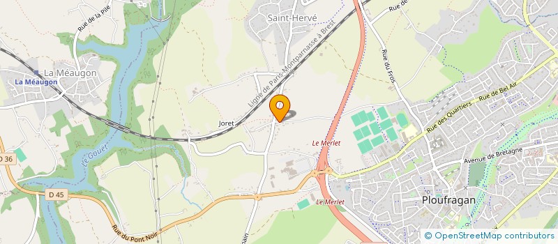 localisation de l'entreprise FERMETURES AUTOMATISMES RAULT THIERRY à PLOUFRAGAN