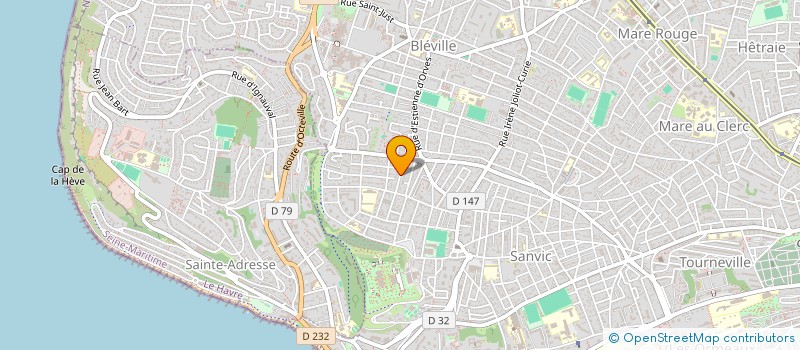 localisation de l'entreprise FERMETURES BAIES ISOLATIONS ESPRITS RENOVATIONS à LE HAVRE