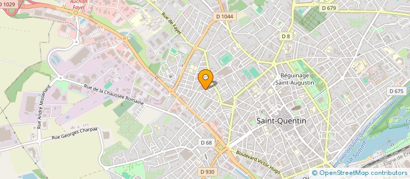 localisation de l'entreprise FERMETURES BURGEON à SAINT-QUENTIN