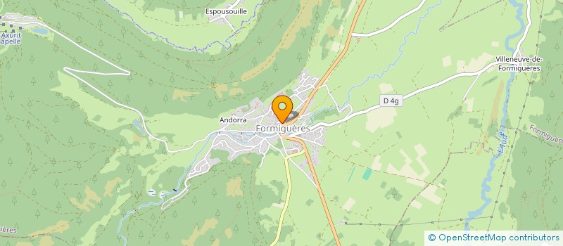 localisation de l'entreprise FERMETURES CAPCIR CERDAGNE CONFLENT  FORMIGUERES