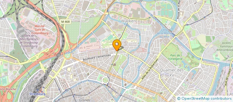 localisation de l'entreprise FERMETURES CONFIANCE STRASBOURG à STRASBOURG