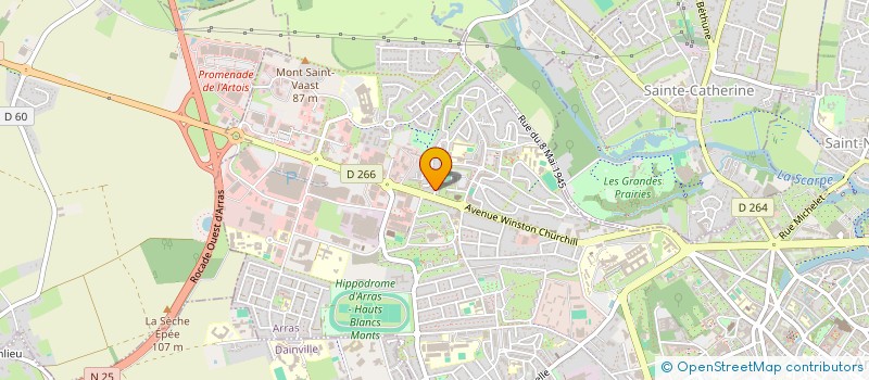 localisation de l'entreprise FERMETURES DE L'HABITAT à ARRAS