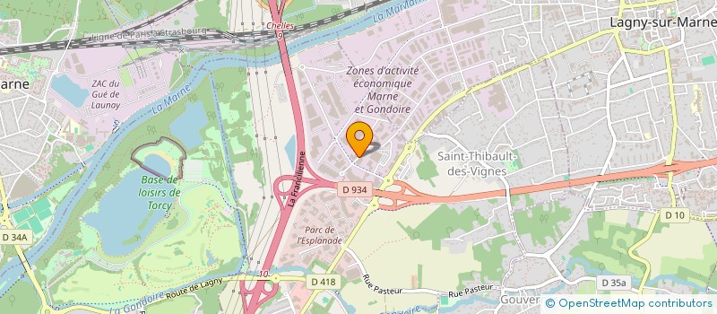 localisation de l'entreprise FERMETURES DE LA BRIE à SAINT-THIBAULT-DES-VIGNES