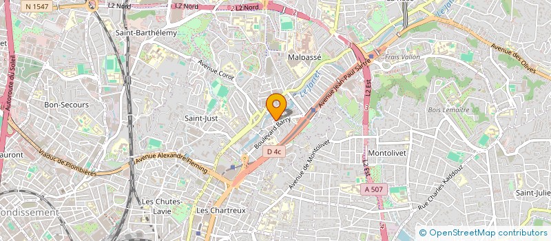 localisation de l'entreprise FERMETURES DE LA COTE BLEUE à MARSEILLE