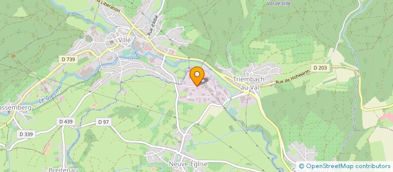 localisation de l'entreprise FERMETURES DE LA VALLEE à VILLE
