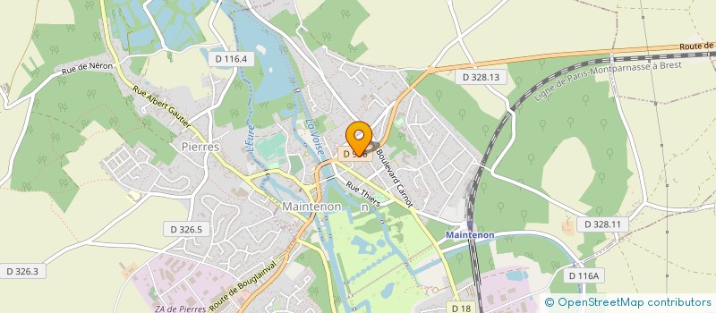 localisation de l'entreprise FERMETURES DE MAINTENON à MAINTENON