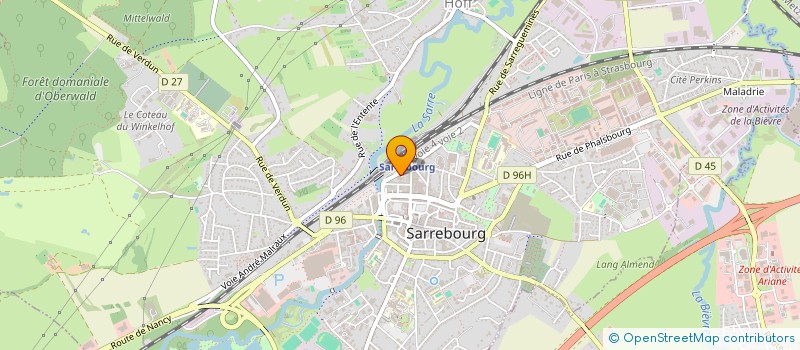 localisation de l'entreprise FERMETURES DES 2 SARRES à SARREBOURG