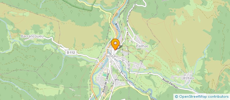 localisation de l'entreprise FERMETURES DES NESTES  ARREAU