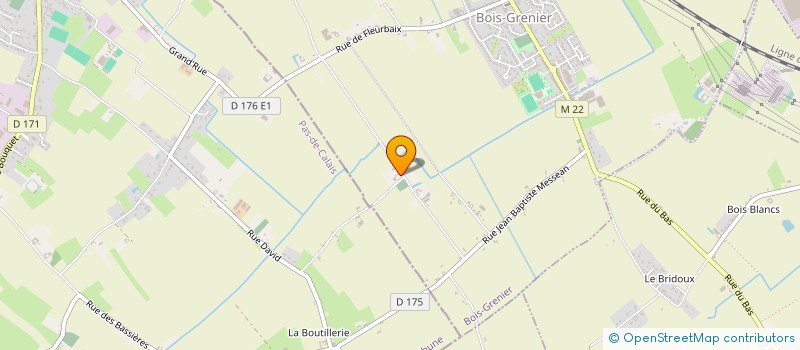 localisation de l'entreprise FERMETURES DES WEPPES  BOIS-GRENIER