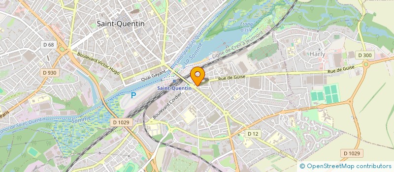 localisation de l'entreprise FERMETURES DIFFUSION à SAINT-QUENTIN
