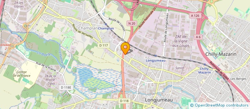 localisation de l'entreprise FERMETURES DU BASSIN PARISIEN à CHAMPLAN