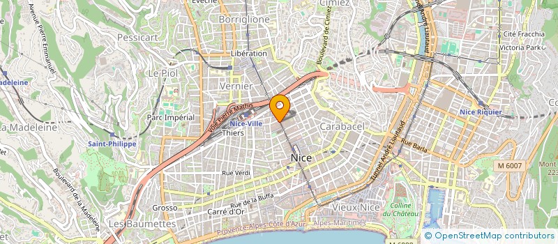 localisation de l'entreprise FERMETURES DU SUD EST à NICE