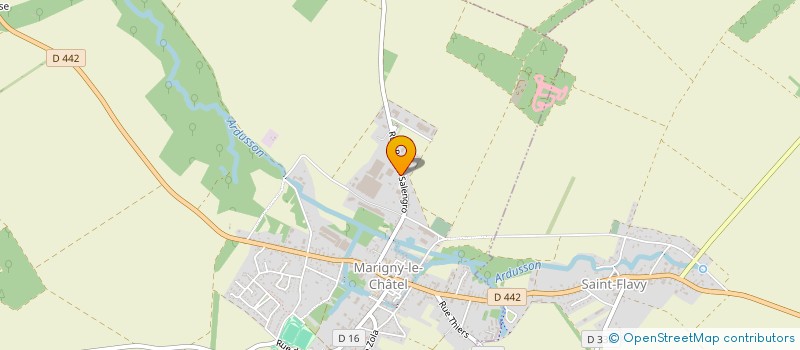localisation de l'entreprise FERMETURES ET AGENCEMENTS AUBOIS à MARIGNY-LE-CHATEL