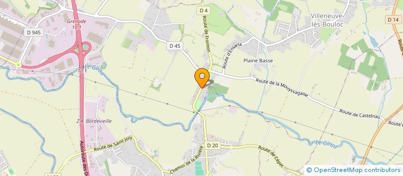 localisation de l'entreprise FERMETURES ET AUTOMATISMES VILLENEUVOIS à VILLENEUVE-LES-BOULOC