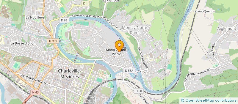 localisation de l'entreprise FERMETURES ET VERANDAS DU NORD EST à CHARLEVILLE-MEZIERES