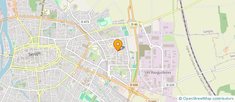 localisation de l'entreprise FERMETURES GENERALES ET SERVICES à MAILLOT