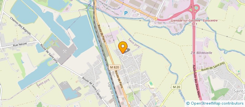 localisation de l'entreprise FERMETURES GUARDIOLA  SAINT-JORY