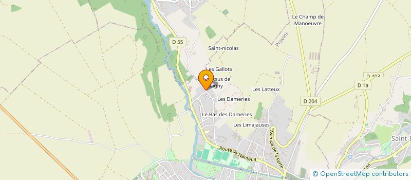 localisation de l'entreprise FERMETURES INDUSTRIELLES BATIMENT AUTOMATISE  PROVINS