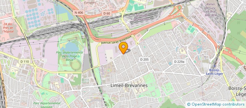 localisation de l'entreprise FERMETURES MAINTENANCE INDUSTRIELLES ET BATIMENTS à LIMEIL-BREVANNES