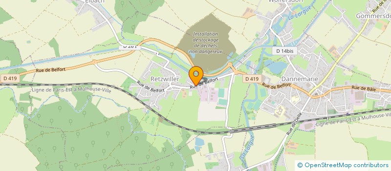 localisation de l'entreprise FERMETURES MATZ EURL  FRNINGEN